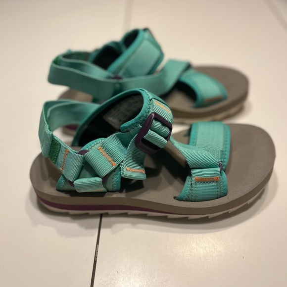 Merrell women’s size 7 gray mint hiking sandals - Picture 1 of 5